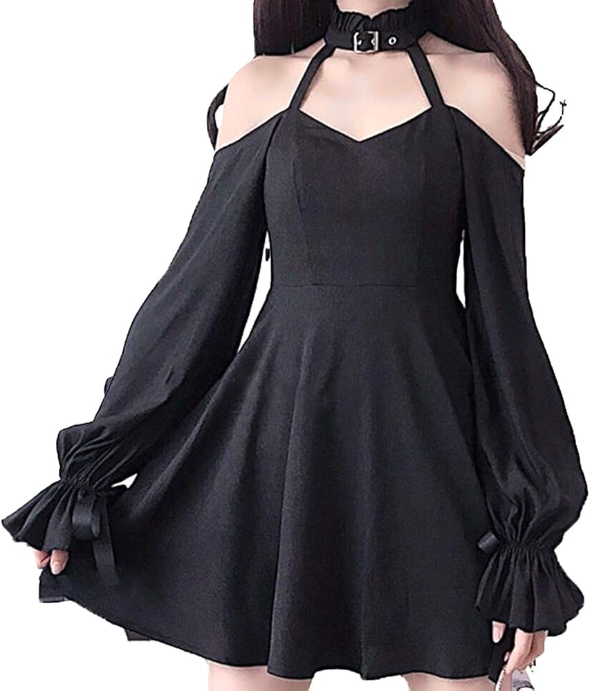 Amazon.com: ZZEQYG Womens Gothic Lolita Dress Black Vampire Witch